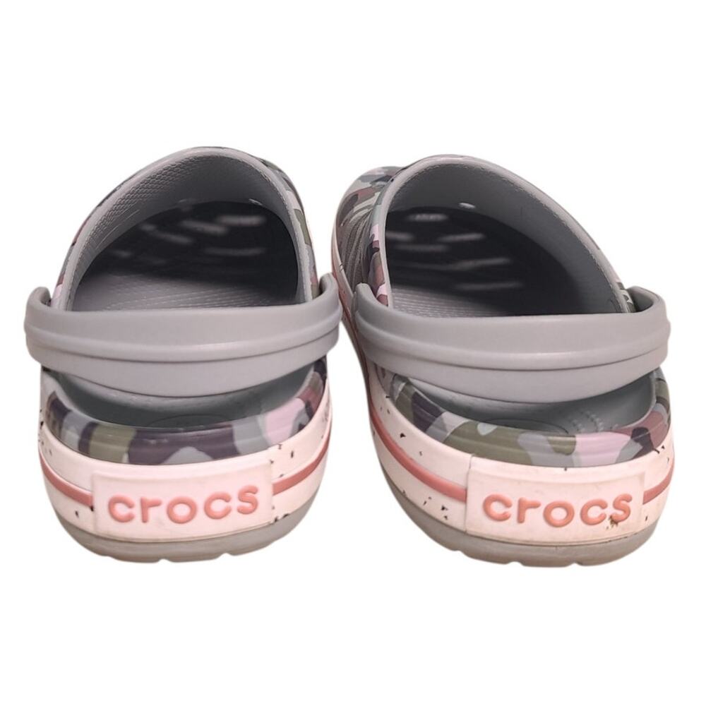 Crocs Bayaband Camo Clog Pink Grey 205330 Women's Size 10 Men's 8 - Picture 3 of 6